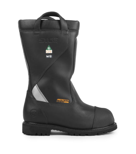 Marshall, Black | NFPA Firefighter Boots | Metatarsal Protection