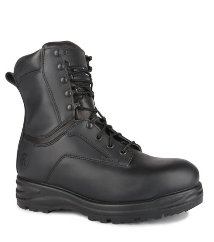 10-4, Black | 8" Lightweight Tactical Leather & Ballistic Nylon Boots